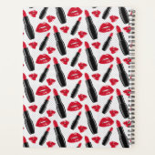 Motif À Pointe Polka Lipstick Et Lèvres (Dos)