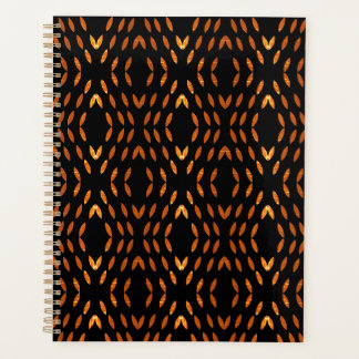 Motif à points abstraits noir et jaune