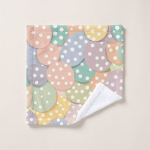 Motif à points Polka sans couleur pastel