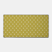 Motif à pois blancs jaune moutarde (Recto)