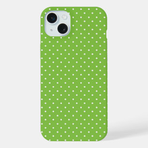 Motif à pois lime brillant sans couture