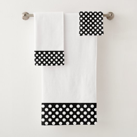 Motif à pois noir et blanc (En situation)