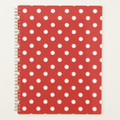Motif à pois rouges et blancs (Devant)