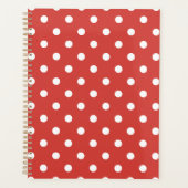 Motif à pois rouges et blancs (Devant)