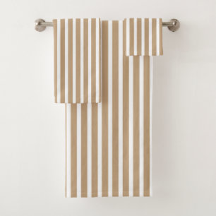 motif à rayure blanche brune mignonne