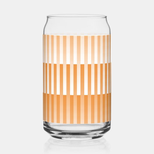 Motif à rayures blanches orange (Droite)