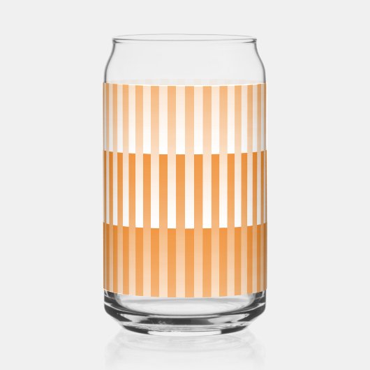 Motif à rayures blanches orange (Gauche)