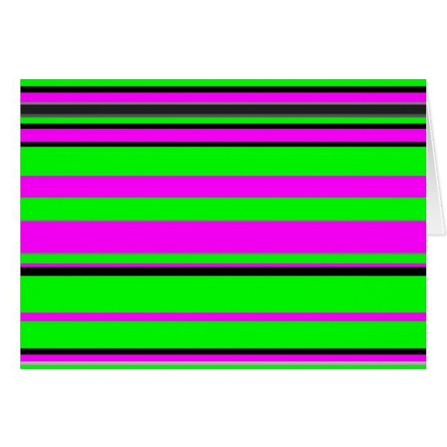 Motif à rayures couleur noir rose chaud (Devant horizontal)
