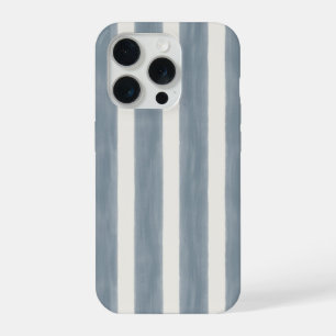 Motif à rayures de cabane côtière en bleu verre de