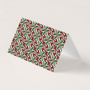 Motif à rayures de Noël rétro ondulé tripant