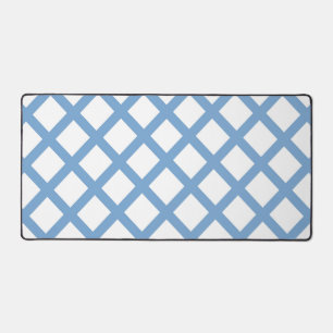 Motif à rayures diamantées Harlequin bleu blanc