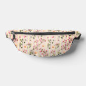 Motif à rayures florales rose pâle (Poser)