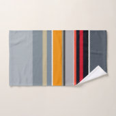 Motif à rayures multicolores bleu jaune rouge (Serviette à main)