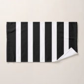 Motif à rayures noir et blanc (Serviette à main)
