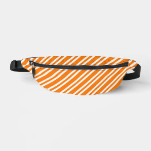 Motif à rayures orange et blanc