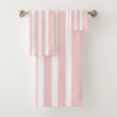 Motif à rayures rose et blanc (En situation)