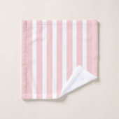 Motif à rayures rose et blanc (Gant de toilette)