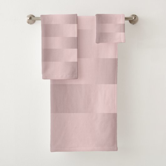 motif à rayures rose-or (En situation)