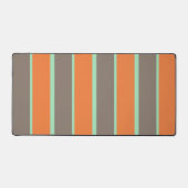 Motif à rayures vert, gris et orange (Recto)