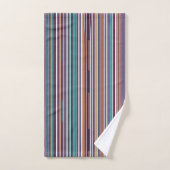 Motif à rayures verticales inspiré de l'Art Déco (Serviette à main)