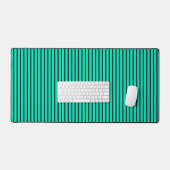 Motif à rayures verticales sarcelle (Clavier et souris)