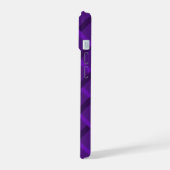 Motif à rayures violettes avec initiale unique (Côté gauche)