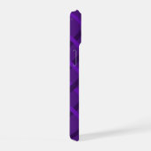 Motif à rayures violettes avec initiale unique (Côté droit)