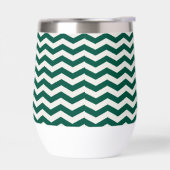 Motif à rayures zig zag Chevron vert sarcelle (Gauche)