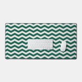 Motif à rayures zig zag Chevron vert sarcelle (Clavier et souris)