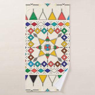 Motif à répétition géométrique décoratif inspiré d