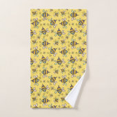 Motif Abeille Bourdon (Serviette à main)