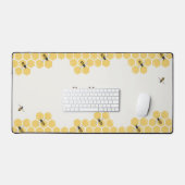 Motif abeilles et peigne de miel (Clavier et souris)