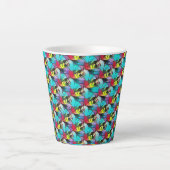 motif Abstrait 1208 - Latte Mug (Devant)
