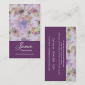 Motif Abstrait 1 Carte de visite vertical (Devant / Derrière)