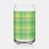 Motif abstrait à carreaux verts et bleus (Verso)