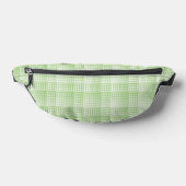 Motif Abstrait à Damier Vert Blanc (Poser)