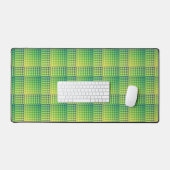Motif Abstrait à Damier Vert Bleu (Clavier et souris)