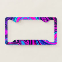 Motif Abstrait à la mode brillant néon violet rose