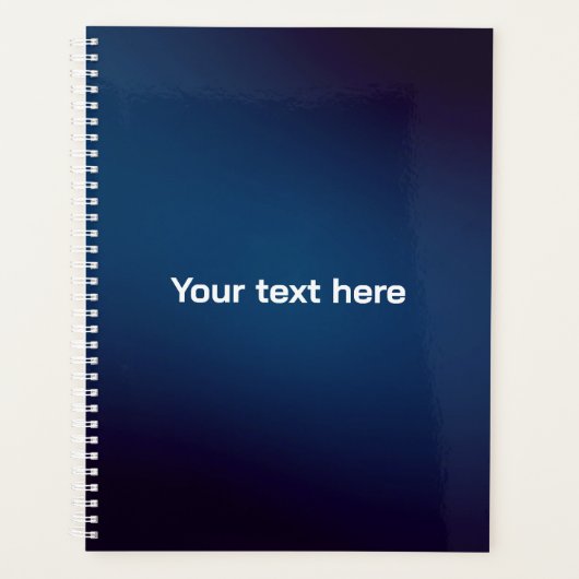 Motif Abstrait Bleu Foncé | Ajouter du Texte (Devant)
