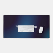 Motif Abstrait bleu foncé | Ajoutez du texte (Clavier et souris)