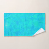 Motif Abstrait Bleu Turquoise (Serviette à main)
