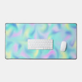 Motif Abstrait Blurred Pretty Pastel Swirls (Clavier et souris)