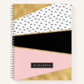 Motif Abstrait Carnet personnalisé (Devant)