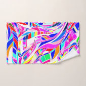 Motif abstrait coloré (Serviette à main)