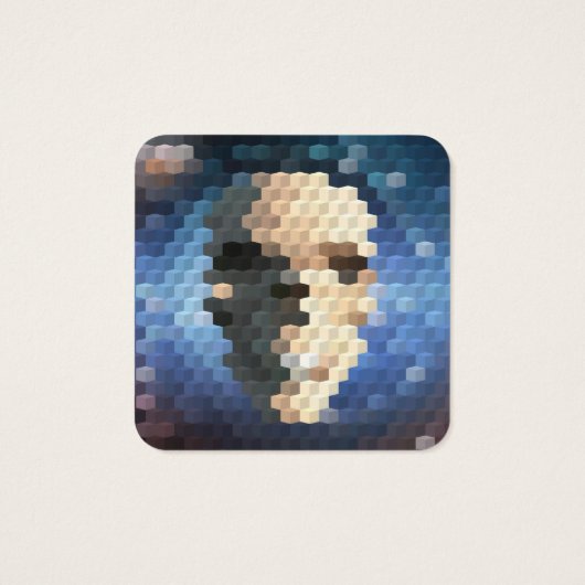 Motif abstrait crâne (Dos)