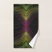 Motif Abstrait d'Art Psychédélique Groovy Coloré (Serviette à main)