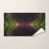Motif Abstrait d'Art Psychédélique Groovy Coloré (Serviette à main)