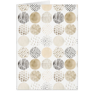 Motif abstrait de cercle de neutre