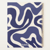 Motif Abstrait de Couleur Rétro Annuel Groovy (Dos)