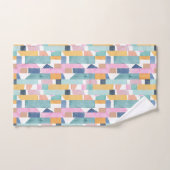 Motif abstrait de forme d'aquarelle (Serviette à main)